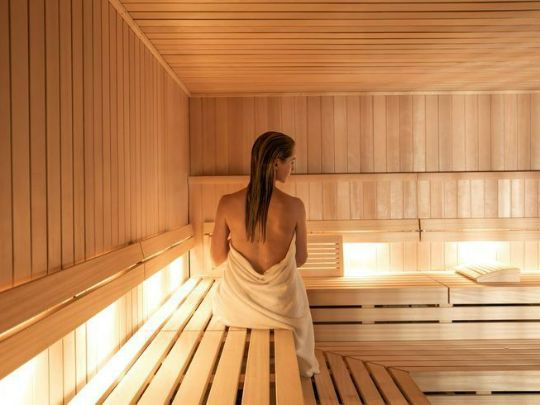 Женская финская сауна